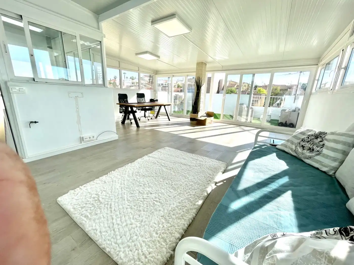 Living room of Houses for rent in San Fulgencio  with Air Conditioner, Heating and Private garden