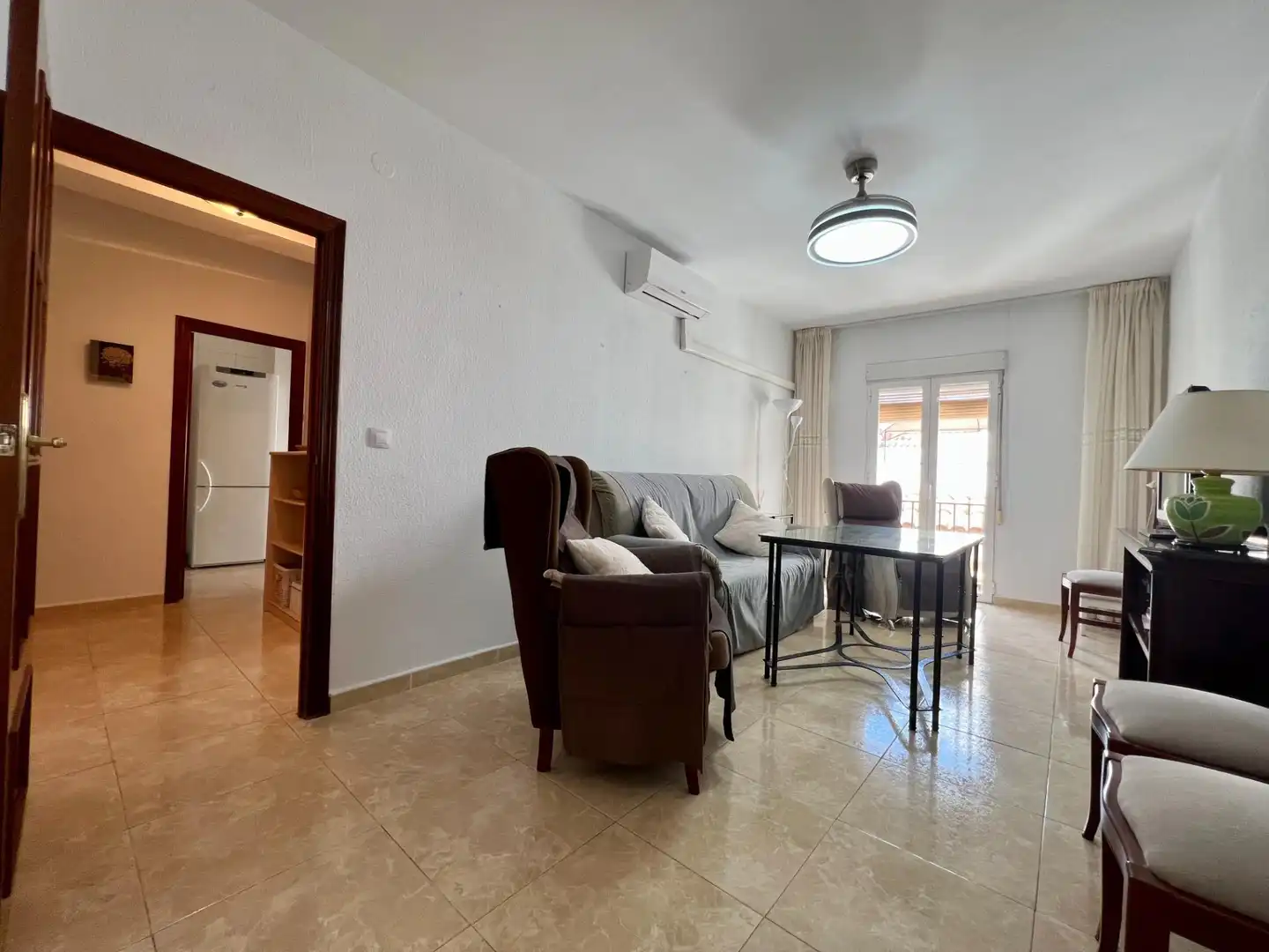 Wohnzimmer von Wohnung zur untervermieten in Córdoba mit Klimaanlage, Heizung und Terrasse