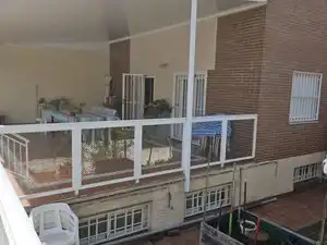 Terraza de Casa adosada en venta en Coslada con Aire acondicionado, Calefacción y Jardín privado