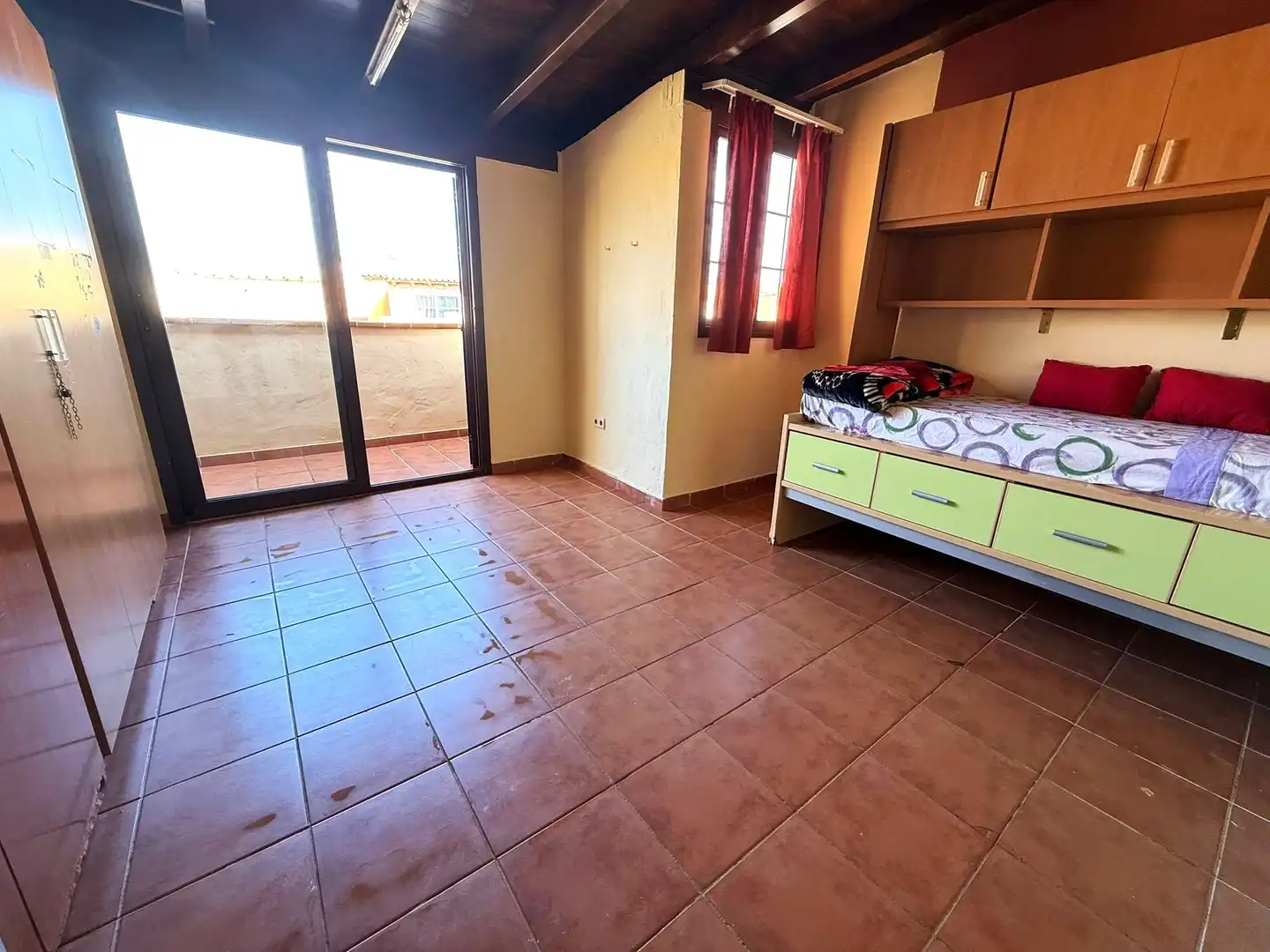Schlafzimmer von Einfamilien-Reihenhaus zum Verkauf in Pájara mit Privatgarten, Terrasse und Möbliert
