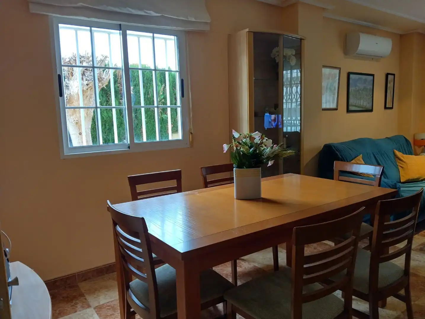 Dining room of Detached homes for rent in Canet d'En Berenguer  with Air Conditioner, Heating and Private garden