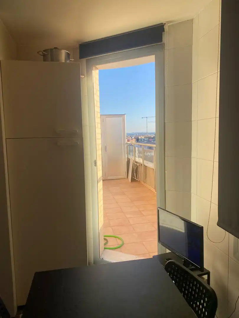 Balcony of Flat for sale in Mislata  with Air Conditioner, Private garden and Parquet flooring