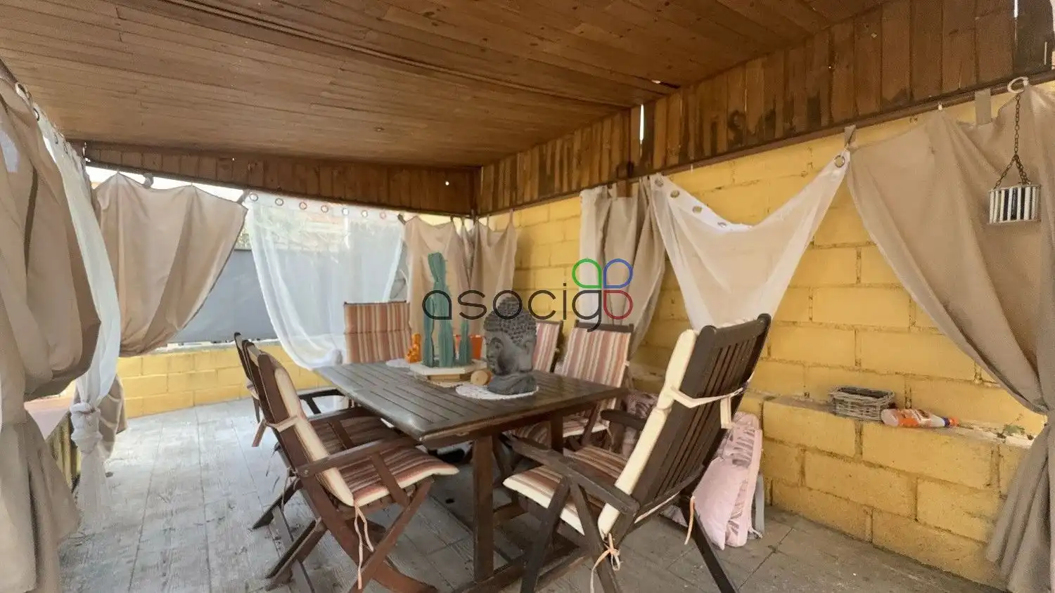 Terraza de Casa adosada en venta en Cabanillas del Campo con Calefacción, Jardín privado y Terraza