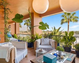 Terrace of Flat for sale in Estepona  with Air Conditioner, Terrace and Swimming Pool