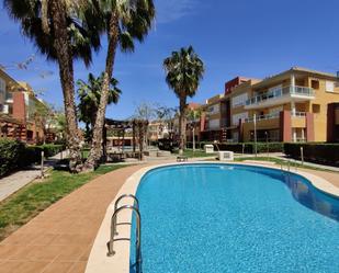 Piscina de Apartament de lloguer en Fuente Álamo de Murcia amb Aire condicionat