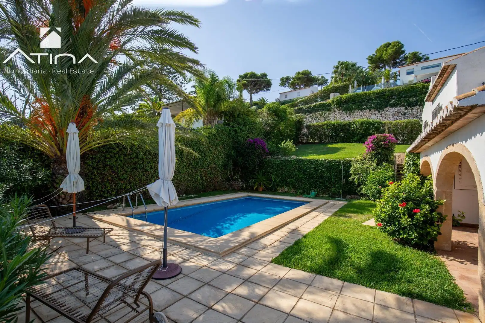 Garden of Houses for sale in Jávea / Xàbia  with Heating, Private garden and Terrace