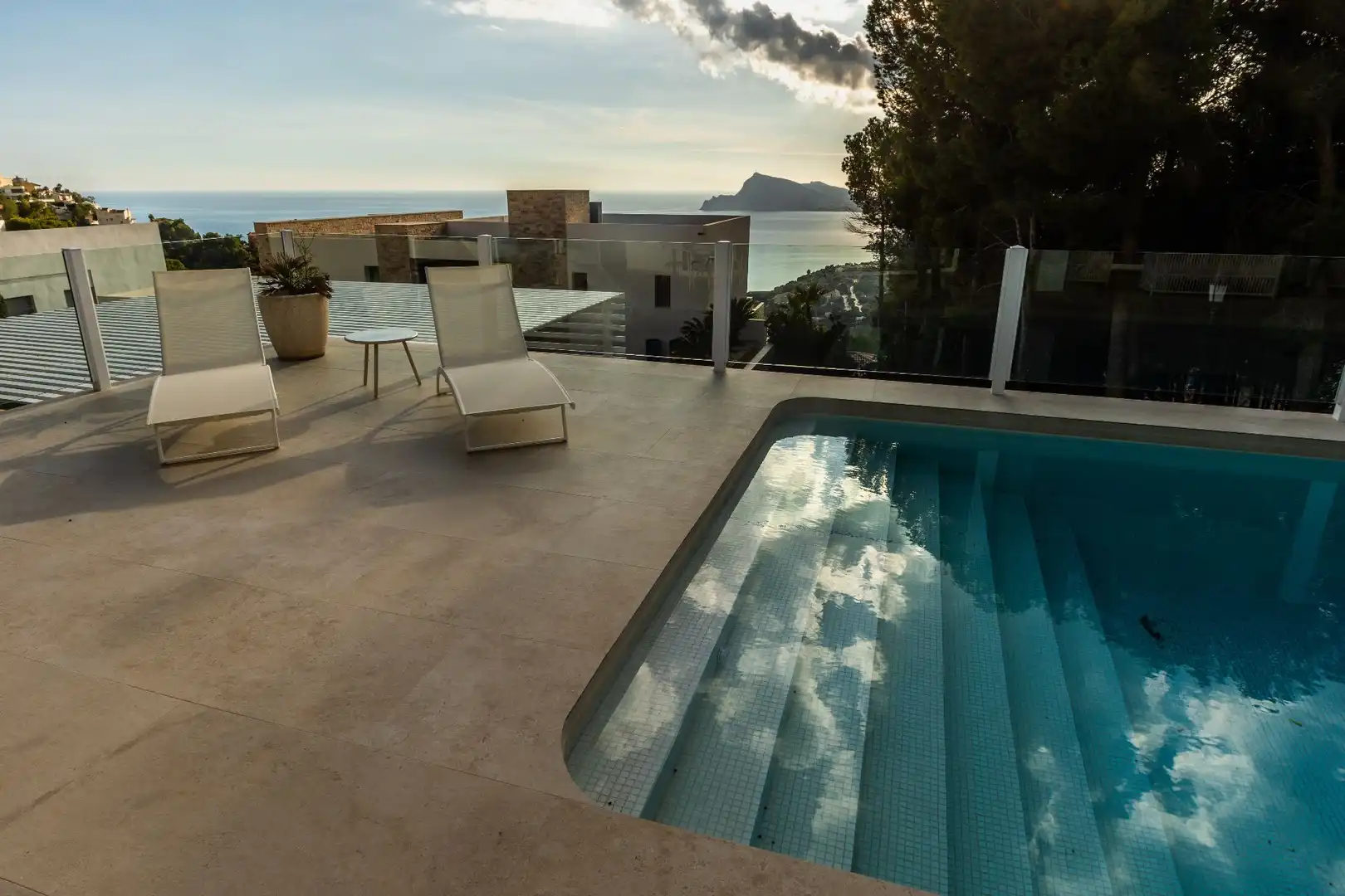Terraza de Casa o chalet en venta en Altea con Aire acondicionado, Calefacción y Jardín privado