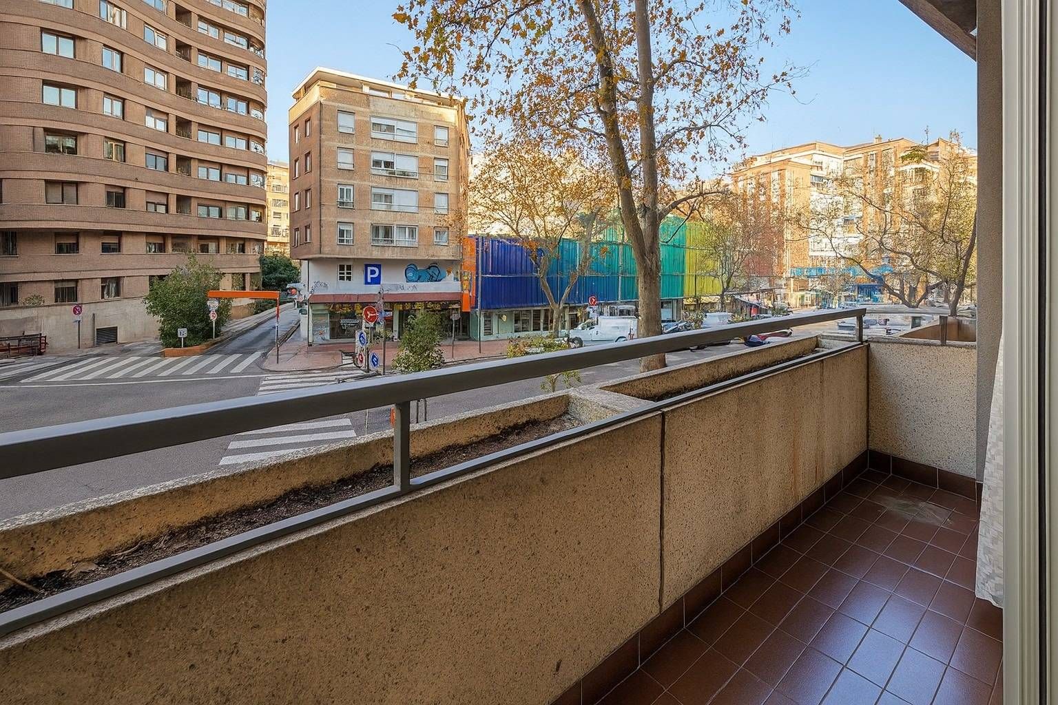 Terraza de Piso de alquiler en  Madrid Capital con Calefacción, Parquet y Terraza