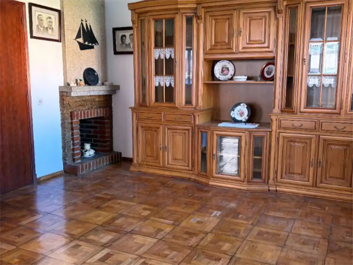 Sala de estar de Piso en venta en Ribadeo con Jardín privado, Parquet y Trastero