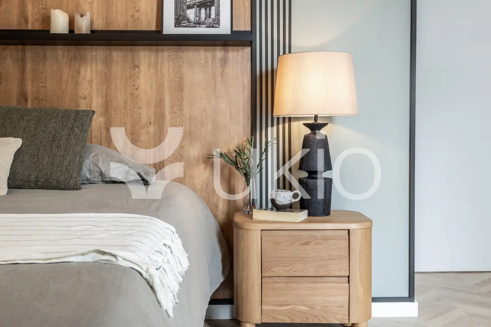 Schlafzimmer von Wohnungen zur Miete in Madrid mit Klimaanlage, Heizung und Terrasse