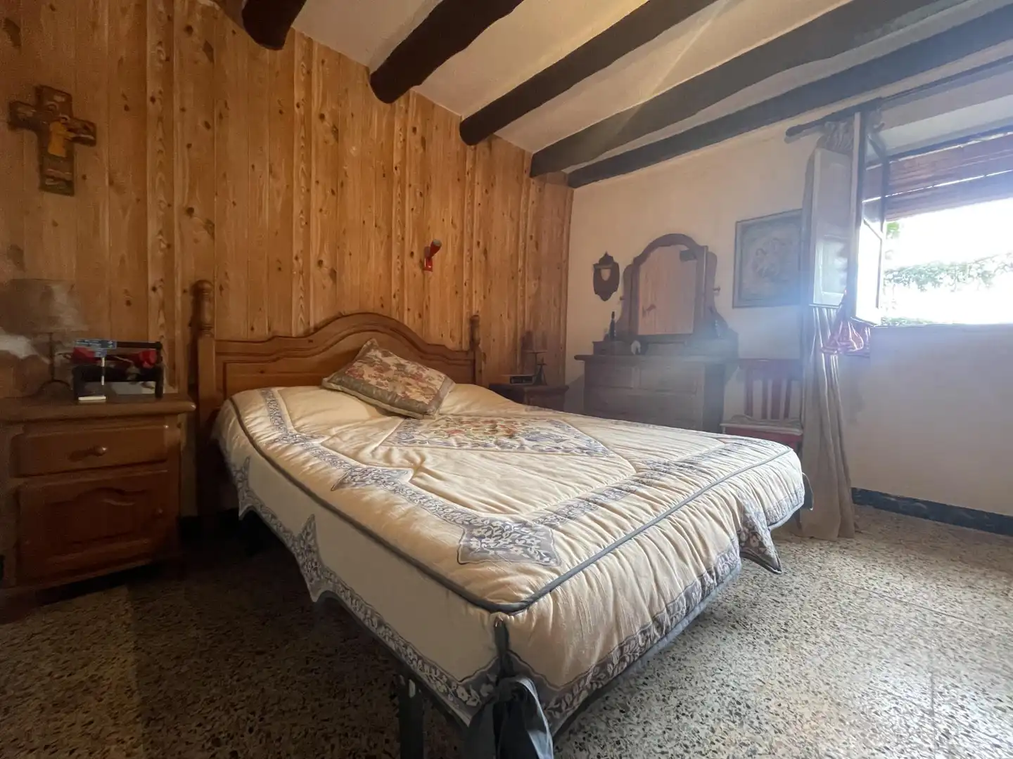 Schlafzimmer von Einfamilien-Reihenhaus zum Verkauf in Santa Maria d'Oló mit Heizung und Terrasse