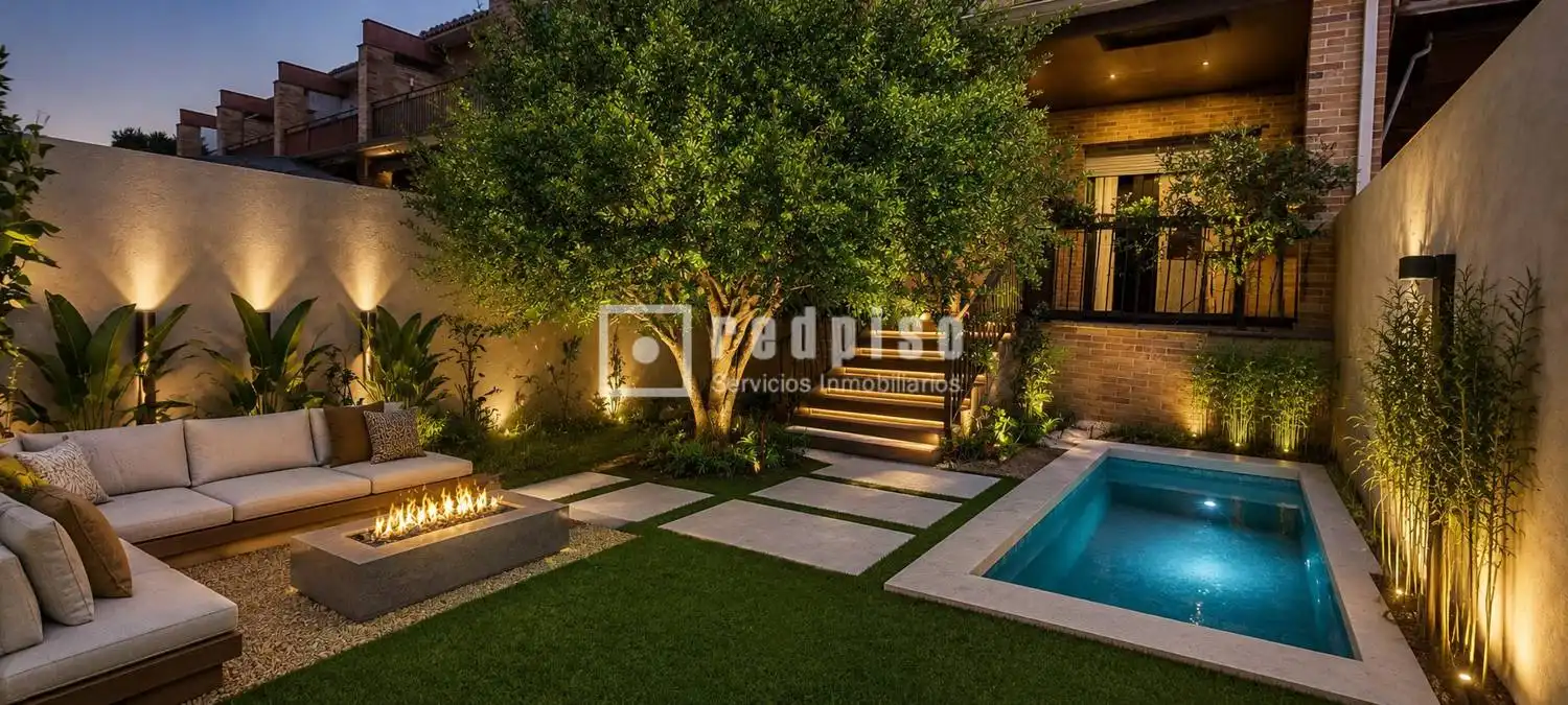 Garden of Houses for sale in Talavera de la Reina  with Air Conditioner, Heating and Private garden