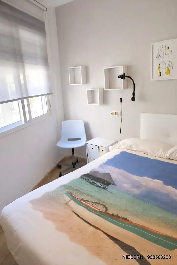 Schlafzimmer von Einfamilien-Reihenhaus zur Miete in La Unión mit Klimaanlage, Terrasse und Möbliert
