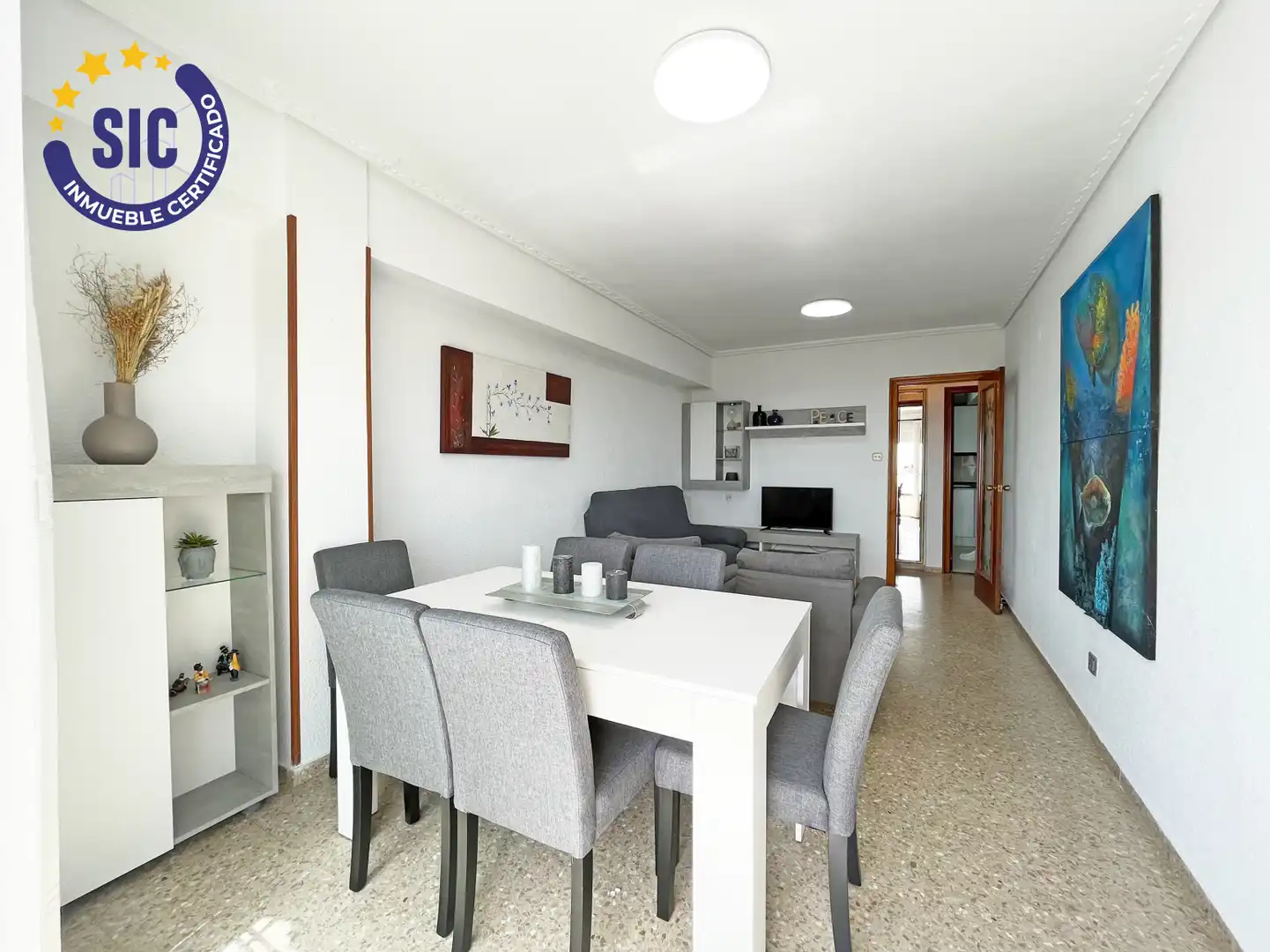 Sala d'estar de Pis en venda en Canet d'En Berenguer amb Terrassa