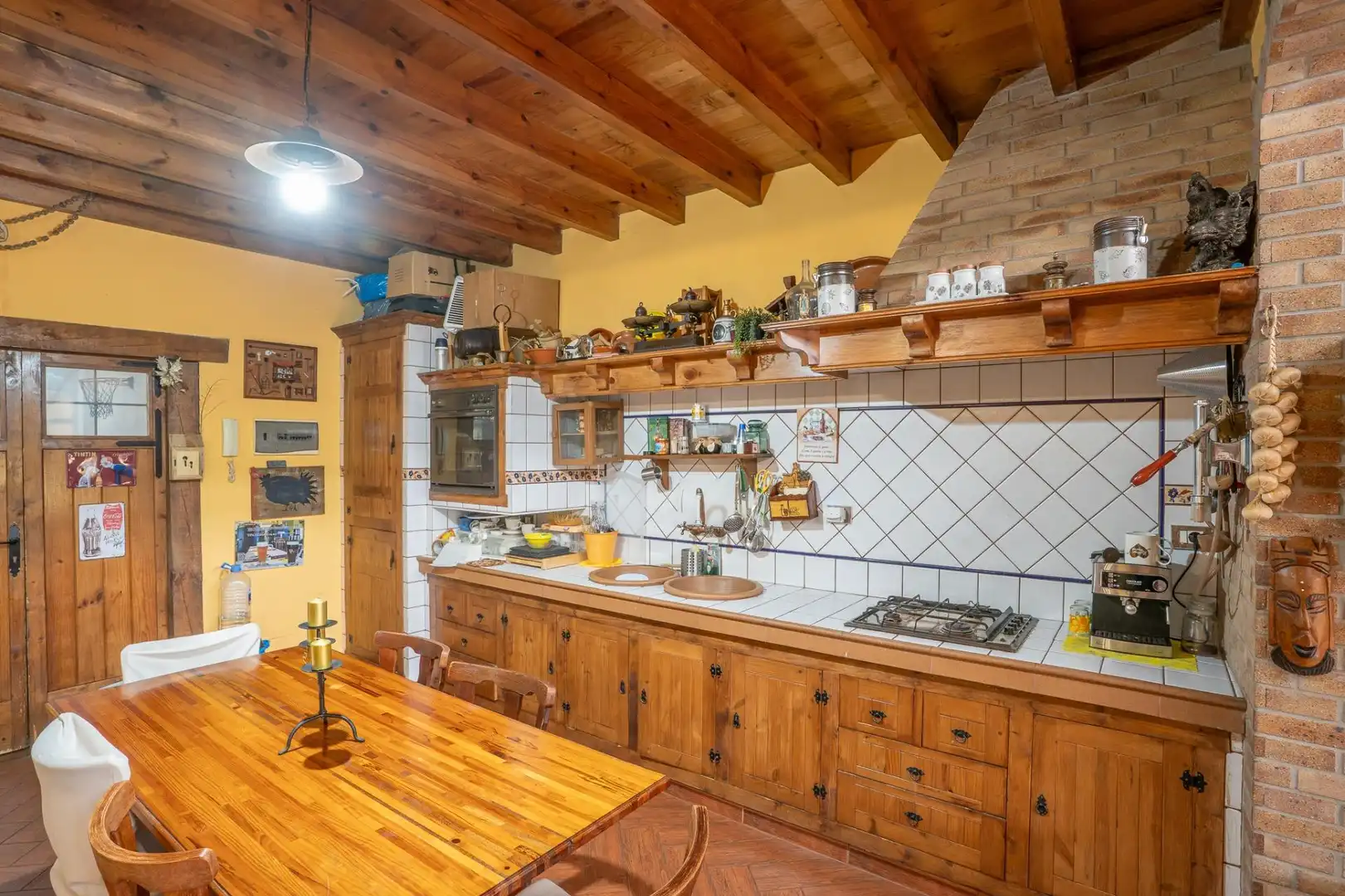 Kitchen of Houses for sale in San Cristóbal de la Laguna  with Terrace, Storage room and Furnished