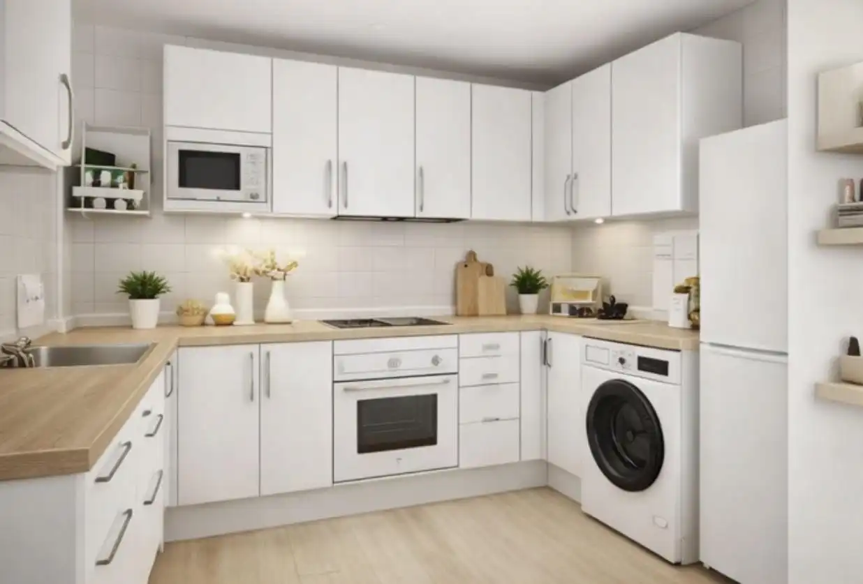 Kitchen of Flat for sale in Fuenlabrada  with Air Conditioner, Heating and Terrace