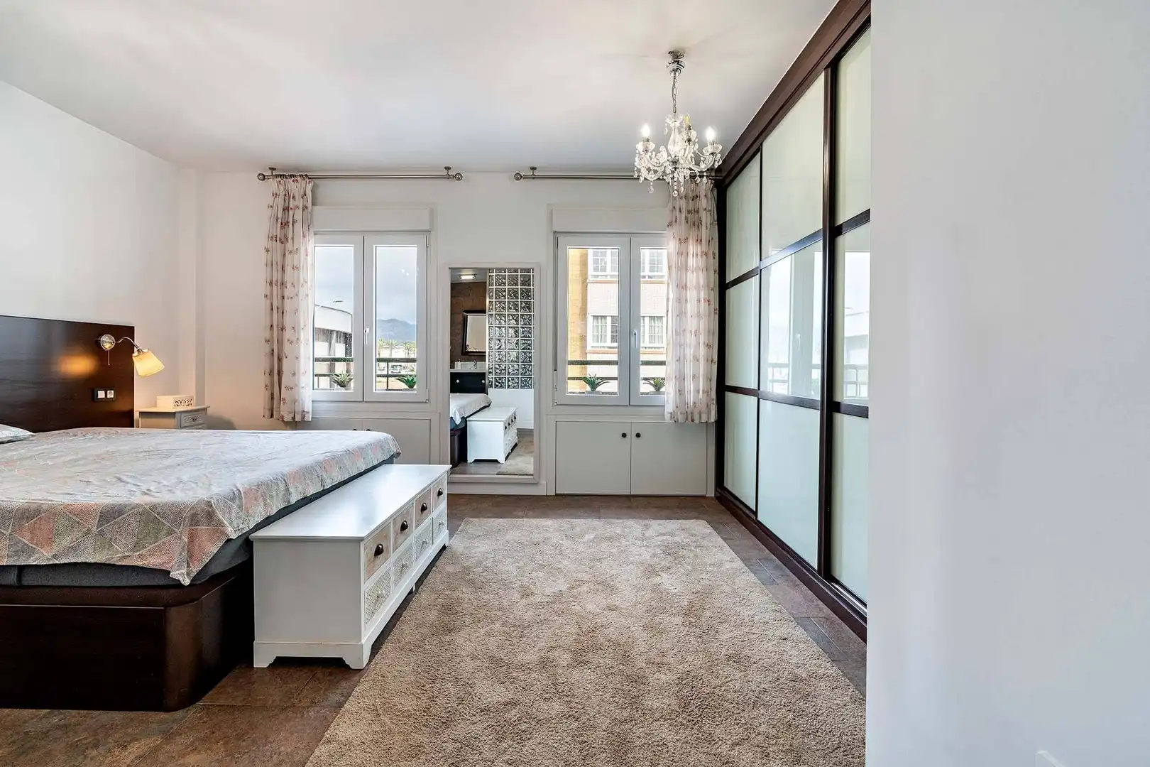 Bedroom of Detached homes for sale in Roquetas de Mar  with Air Conditioner and Community pool