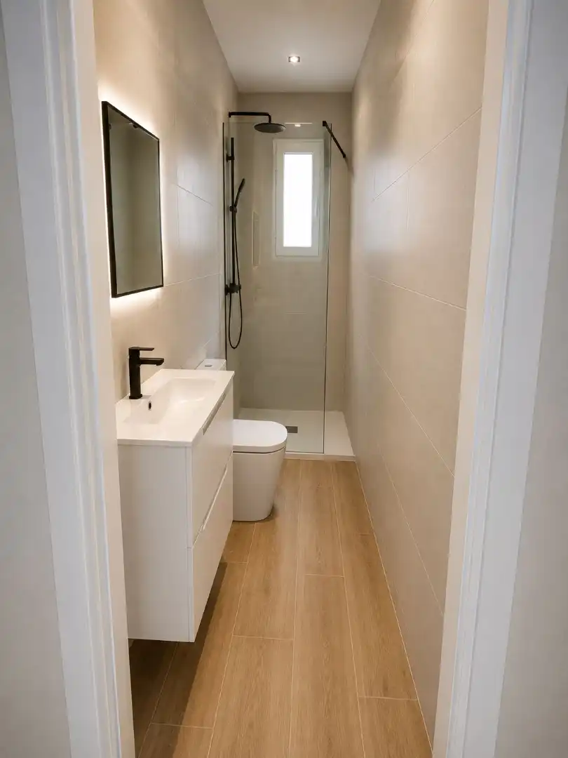 Bathroom of Flat for sale in Madrid  with Air Conditioner, Heating and Oven