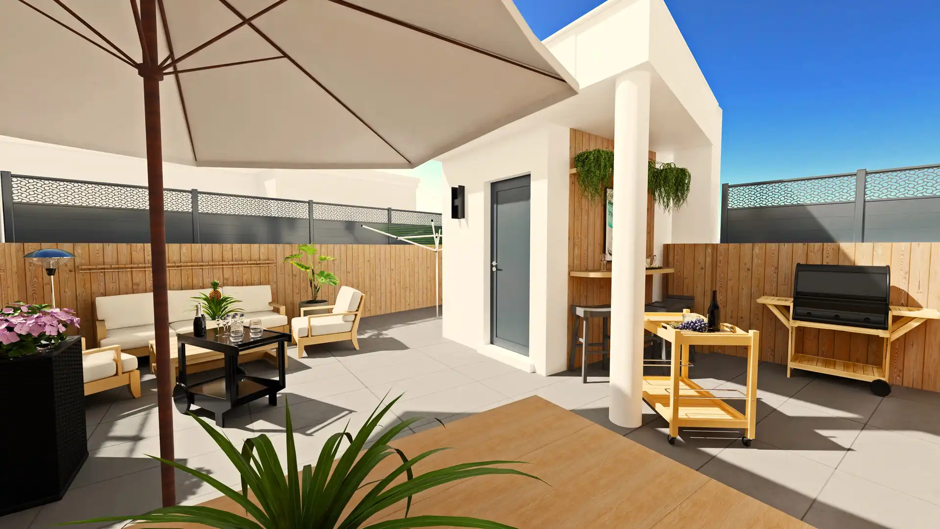Terraza de Casa adosada en venta en Olivares con Alarma