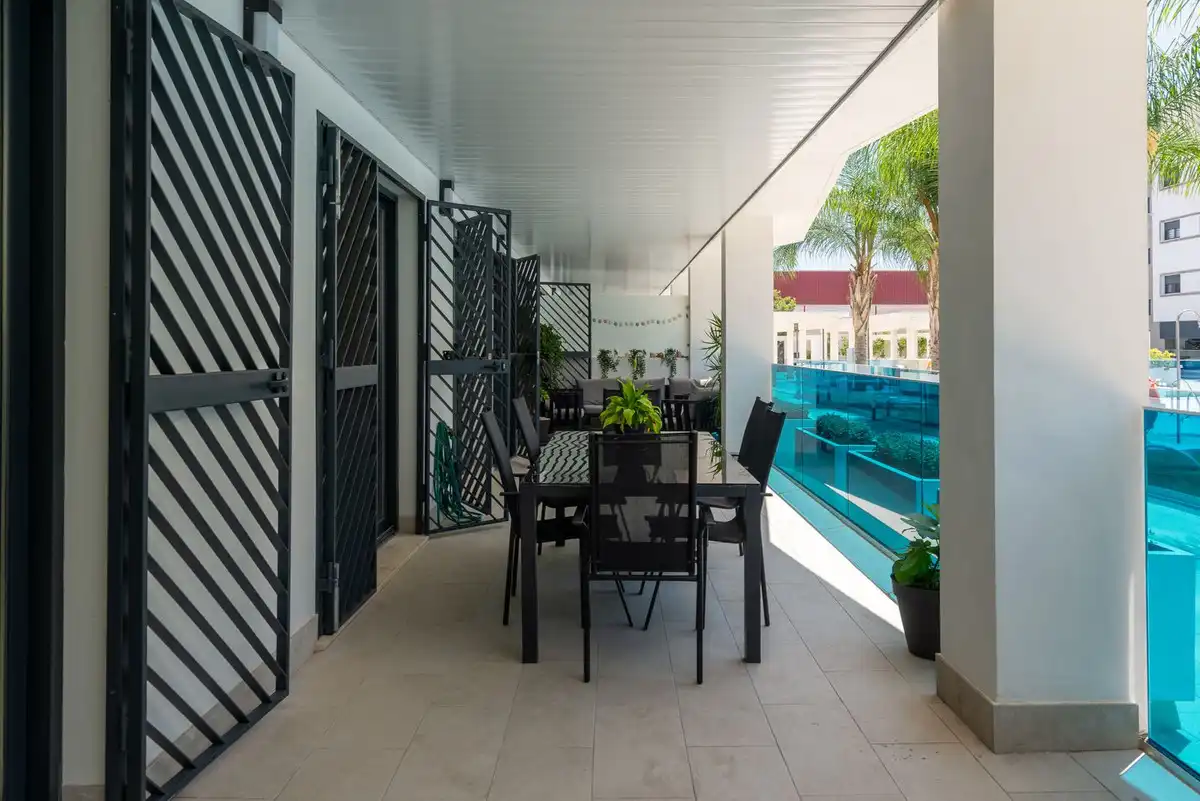 Terrassa de Apartament en venda en Mijas amb Aire condicionat, Terrassa i Moblat