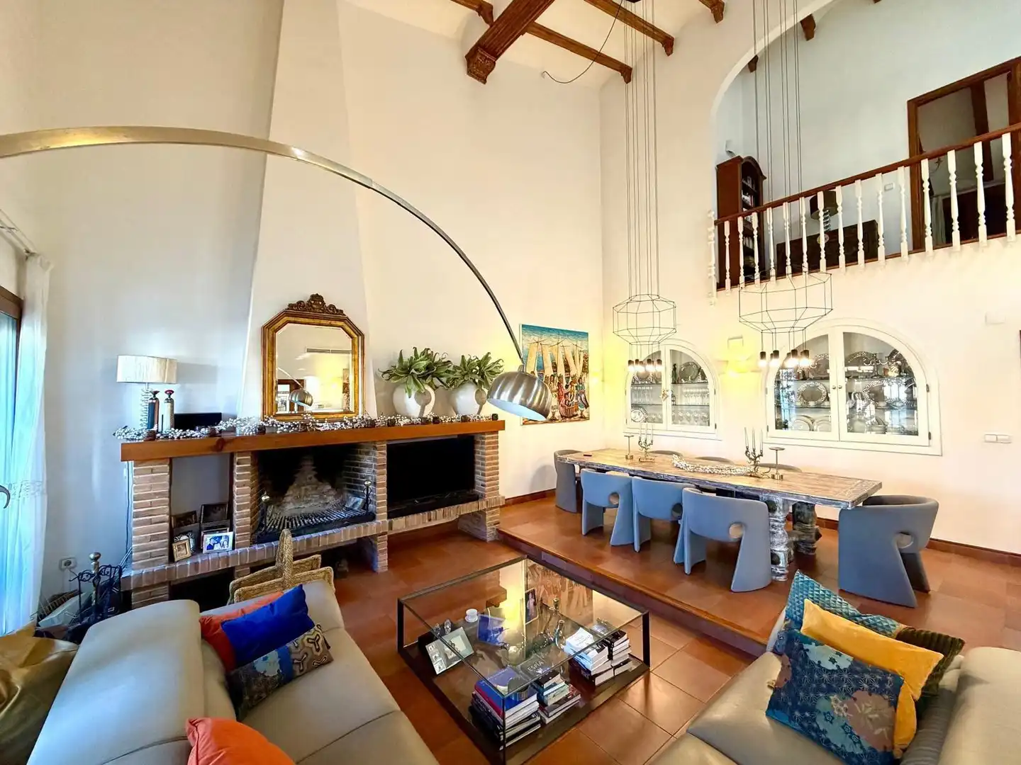 Sala d'estar de Casa o xalet en venda en Sollana amb Aire condicionat, Calefacció i Jardí privat
