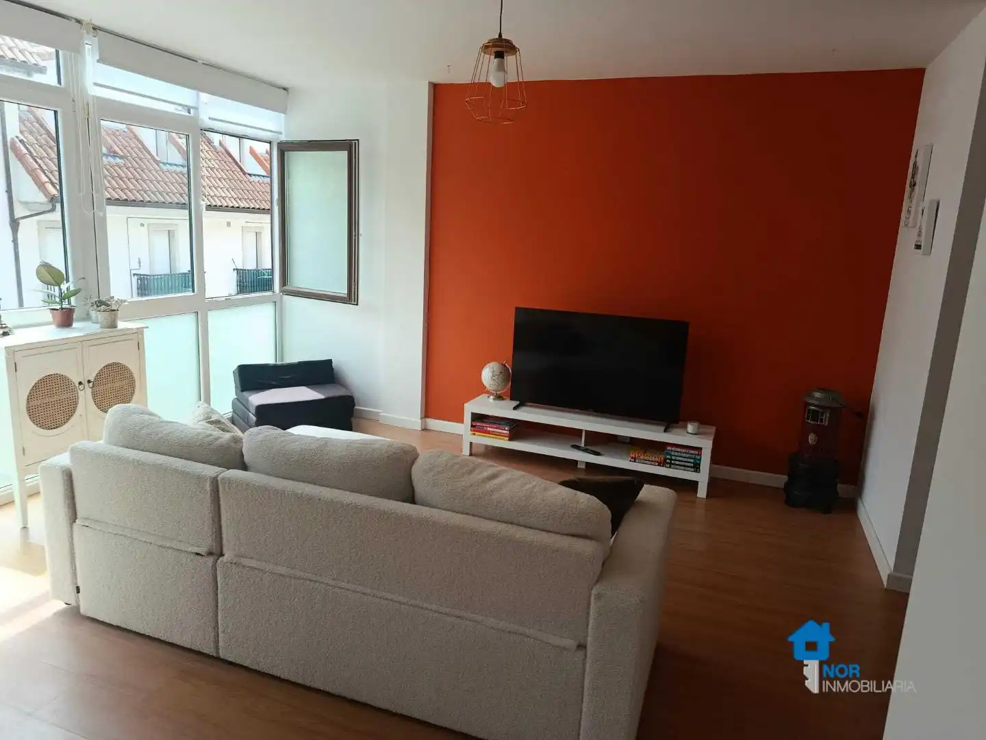 Sala de estar de Piso de alquiler en Limpias con Amueblado