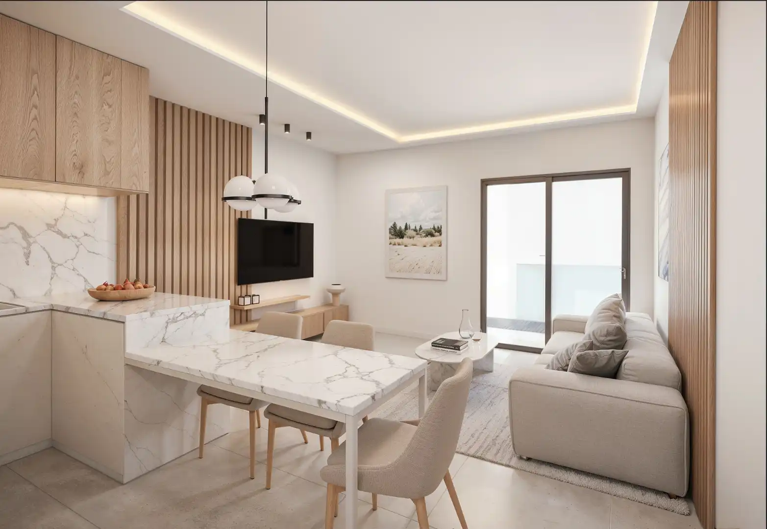 Sala de estar de Piso en venta en Santa Lucía de Tirajana con Terraza, Trastero y Horno