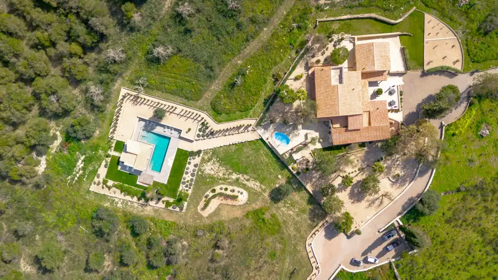 Jardín de Finca rústica en venta en Sineu con Aire acondicionado, Calefacción y Jardín privado