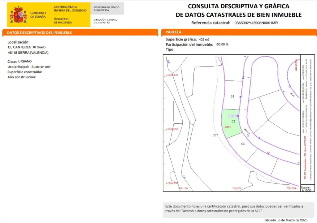 Wohnbaugrundstück zum Verkauf in Carrer Canteres 18, imagen 19