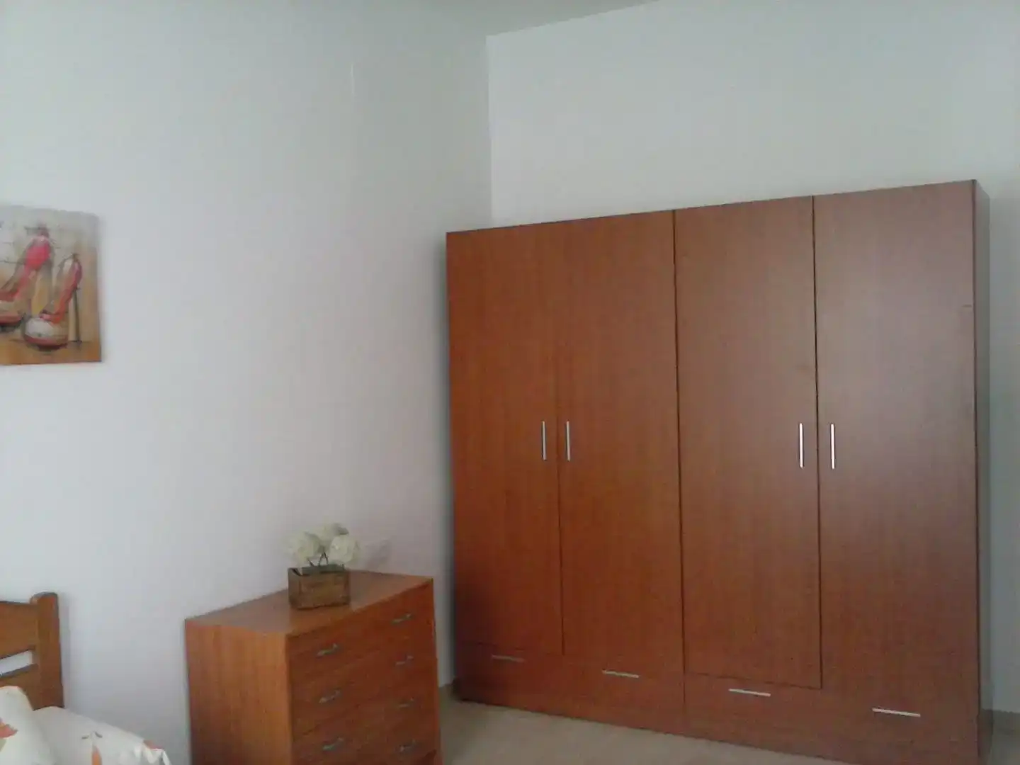 Schlafzimmer von Erdgeschoss zur Miete in Guillena mit Klimaanlage, Abstellraum und Möbliert