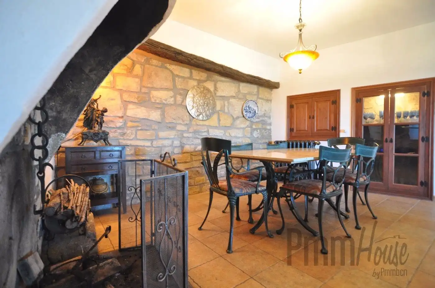 Comedor de Finca rústica en venta en Calonge de Segarra con Terraza, Trastero y Piscina