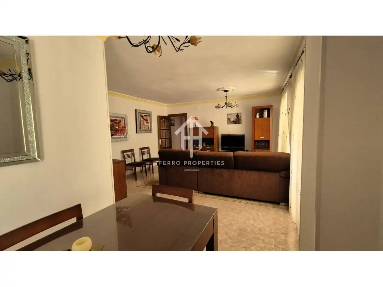 Living room of Flat for sale in Algarinejo  with Terrace and Furnished