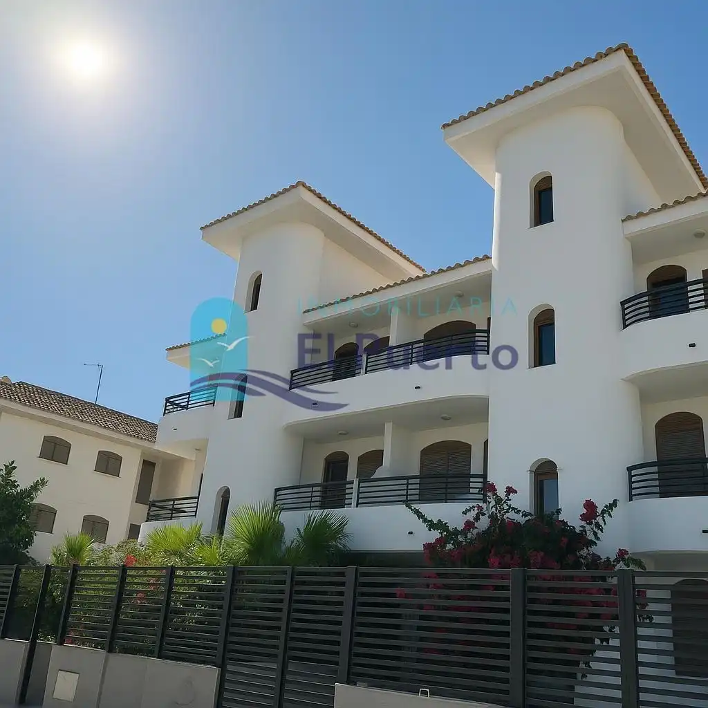 Vista exterior de Apartament en venda en Mazarrón amb Terrassa, Alarma i Piscina comunitària