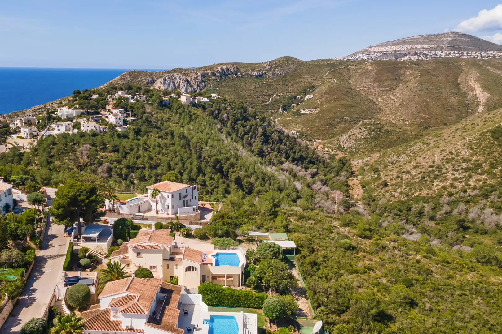 Exterior view of Houses for sale in Jávea / Xàbia  with Air Conditioner, Private garden and Terrace