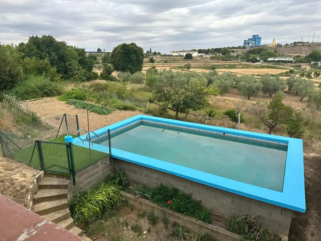 Swimming pool of Houses for sale in Caspe  with Air Conditioner, Heating and Private garden