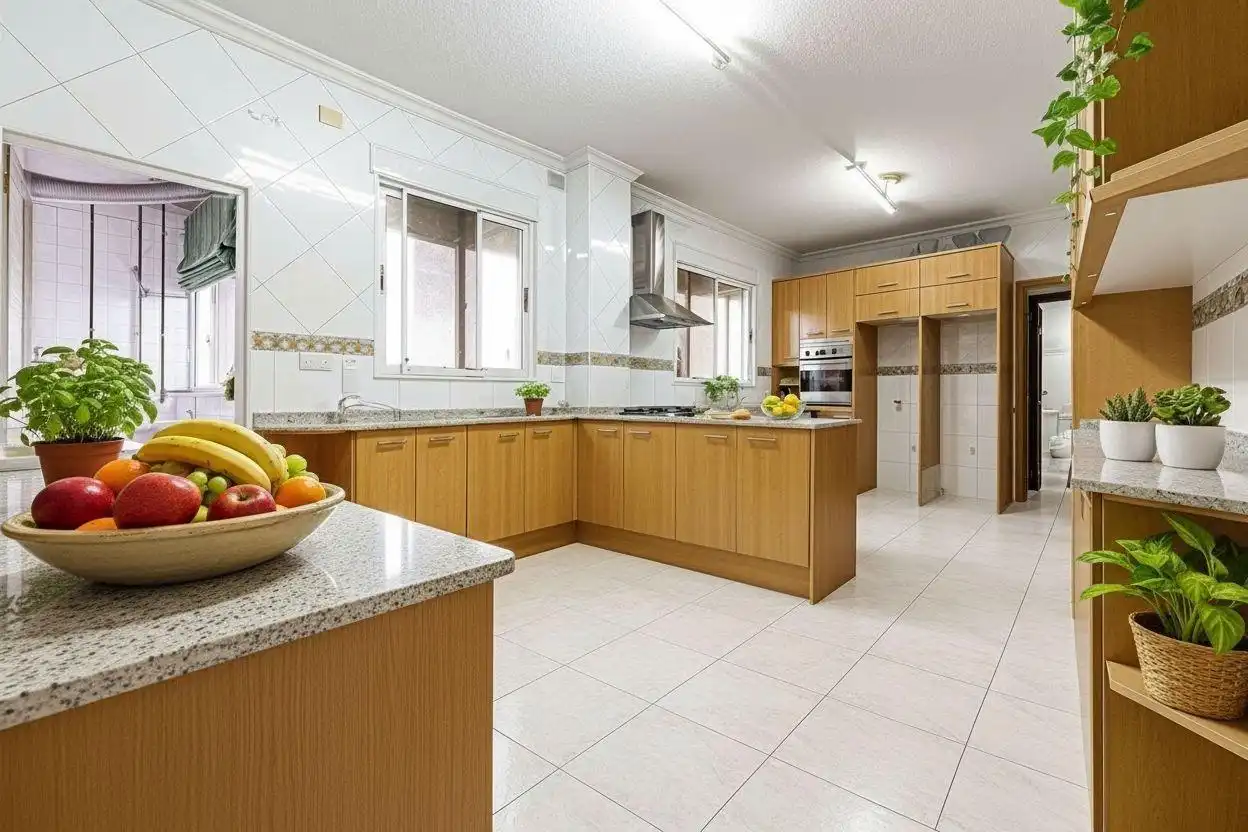Kitchen of Flat for sale in Murcia  with Balcony