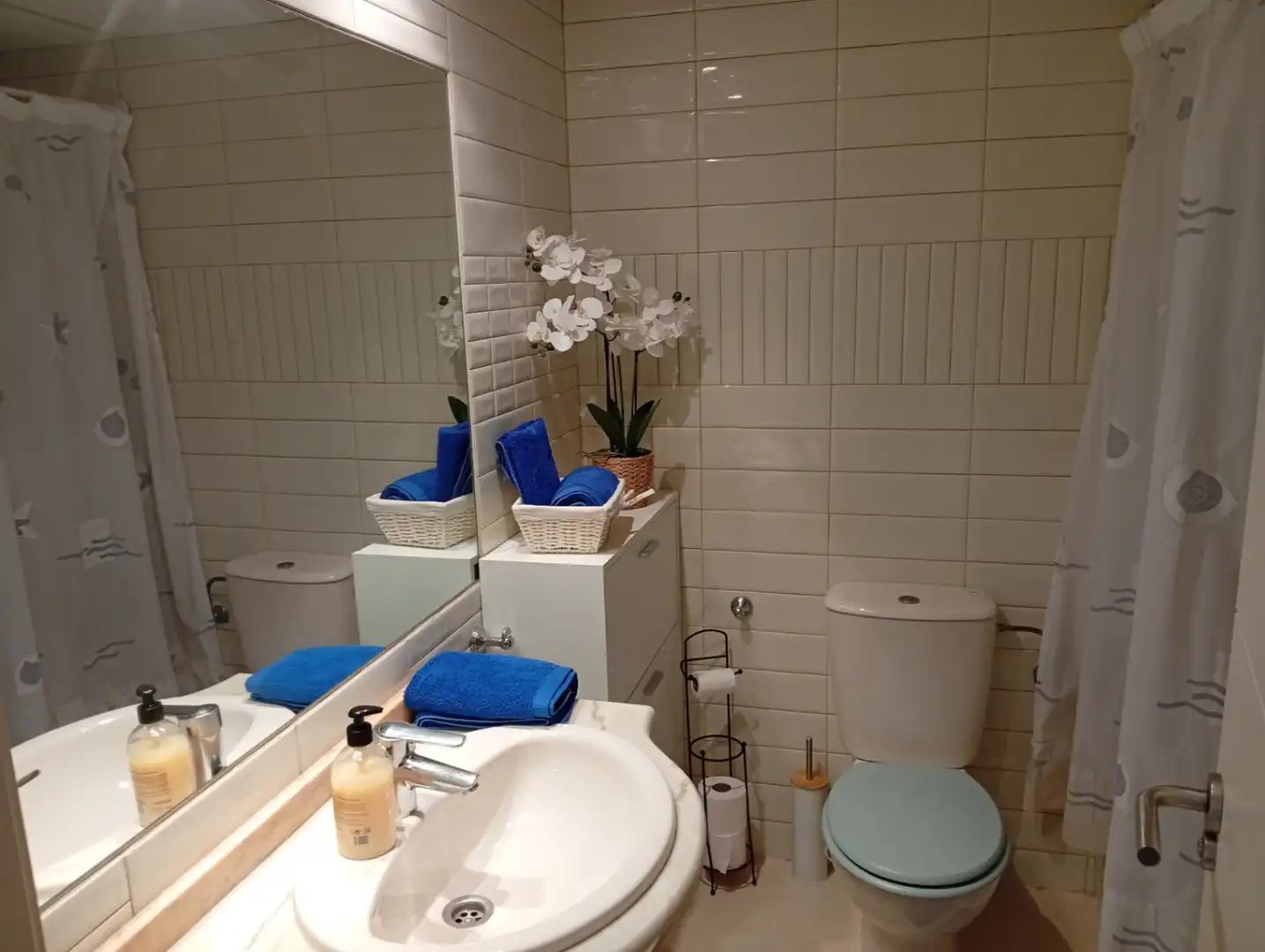 Bathroom of Apartments for sale in Calpe / Calp  with Air Conditioner, Heating and Swimming Pool