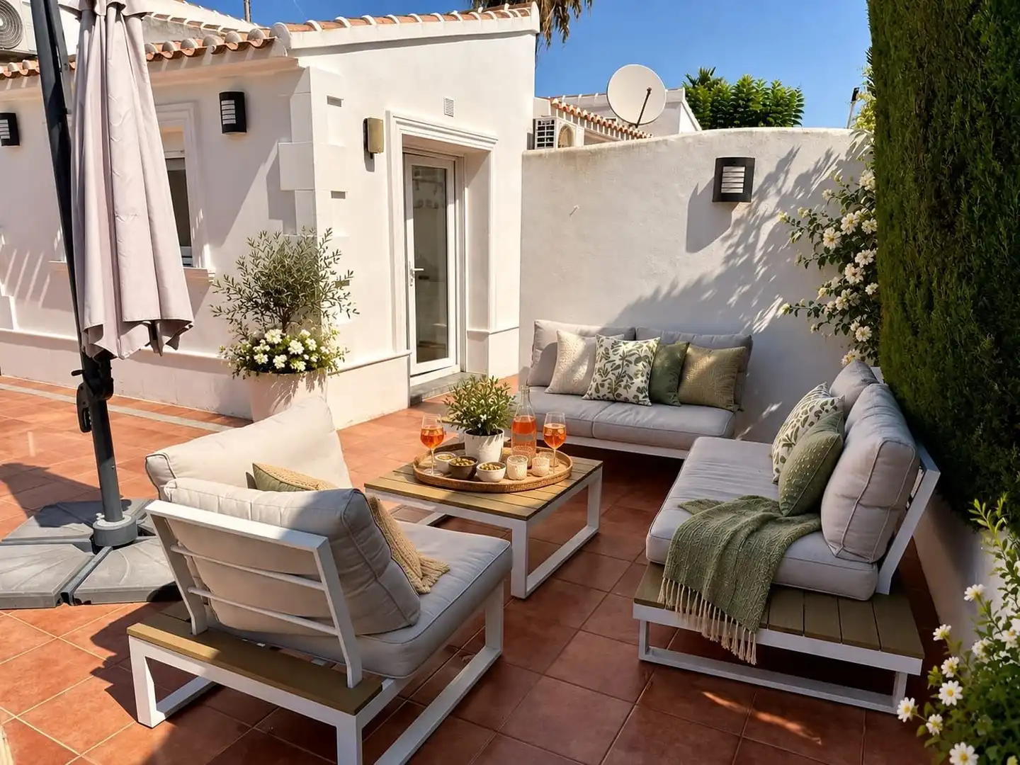 Terrassa de Casa o xalet en venda en Cap Martí - El Tossalet - Pinomar