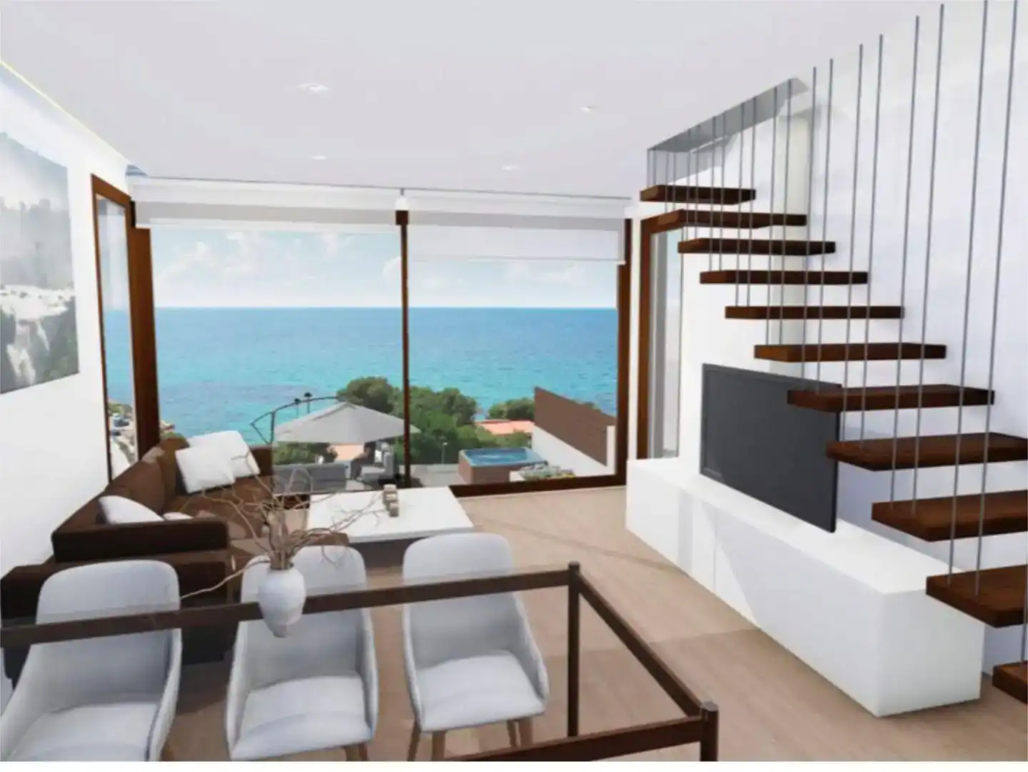 Sala d'estar de Planta baixa en venda en Cartagena amb Aire condicionat i Balcó