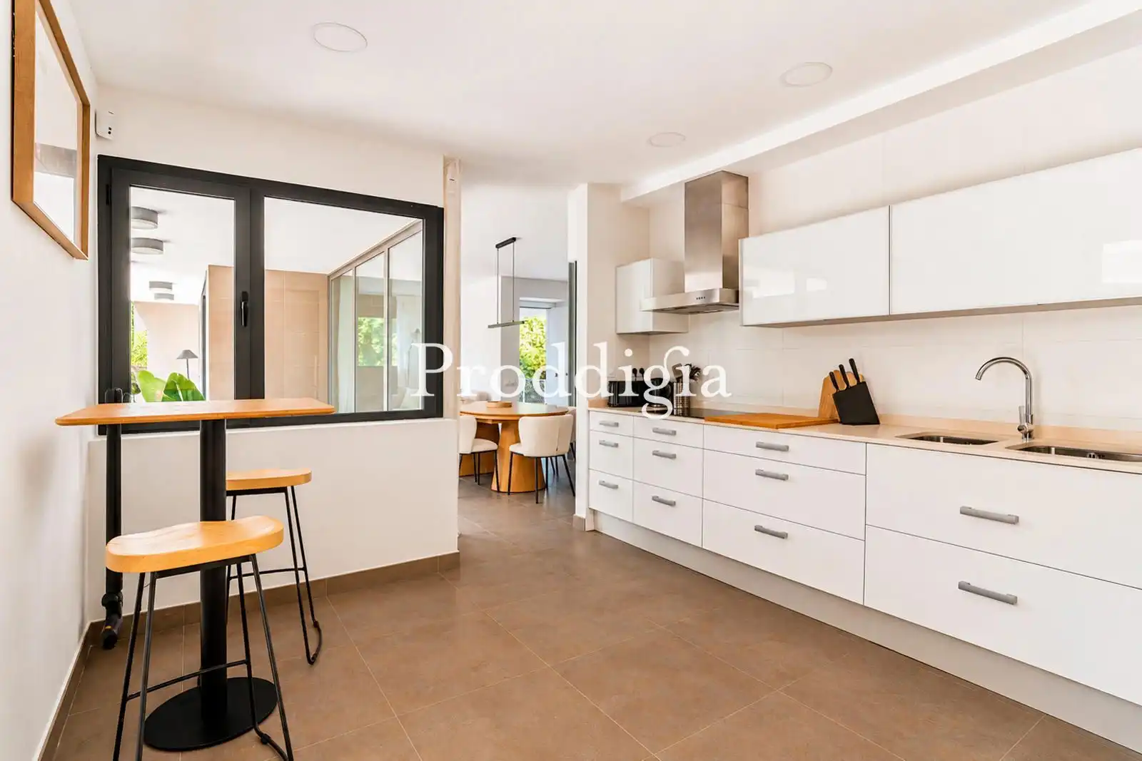 Cocina de Casa o chalet de alquiler en Barcelona con Aire acondicionado, Calefacción y Amueblado