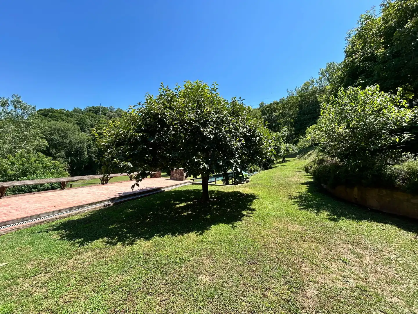 Jardín de Casa o chalet en venta en Sant Joan Les Fonts con Aire acondicionado, Calefacción y Parquet
