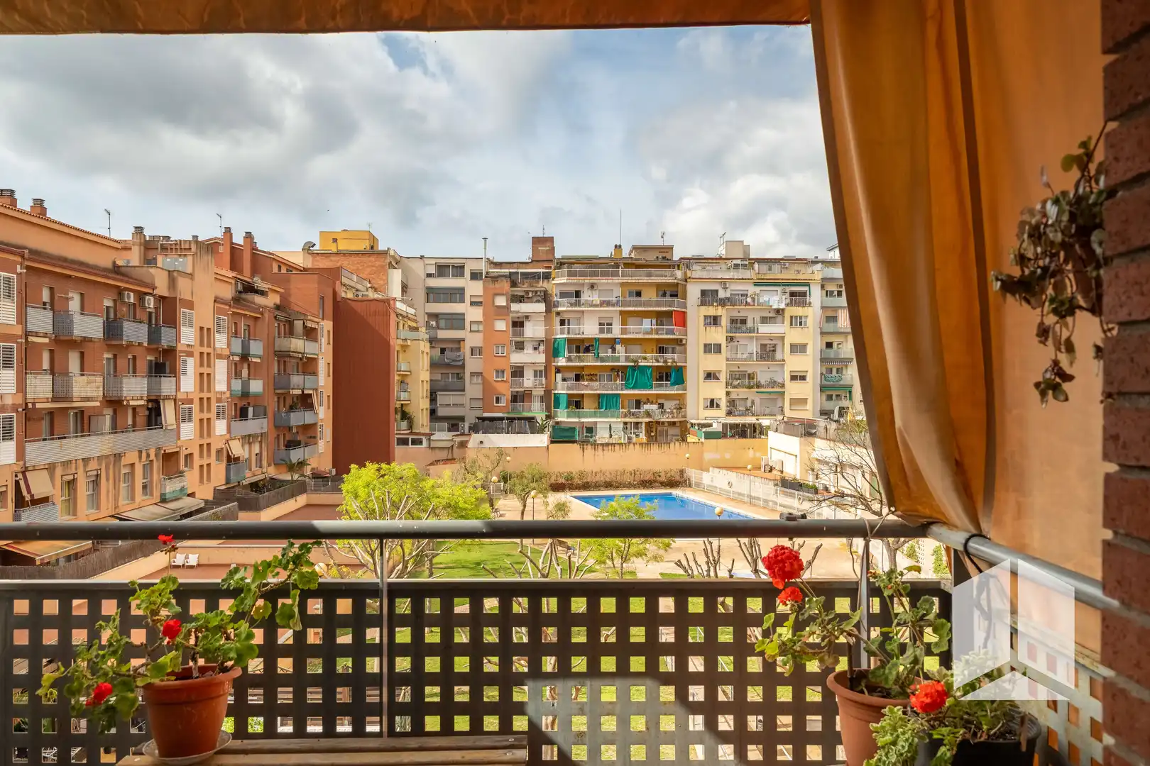 Balcony of Flat for sale in Castelldefels  with Swimming Pool and Balcony