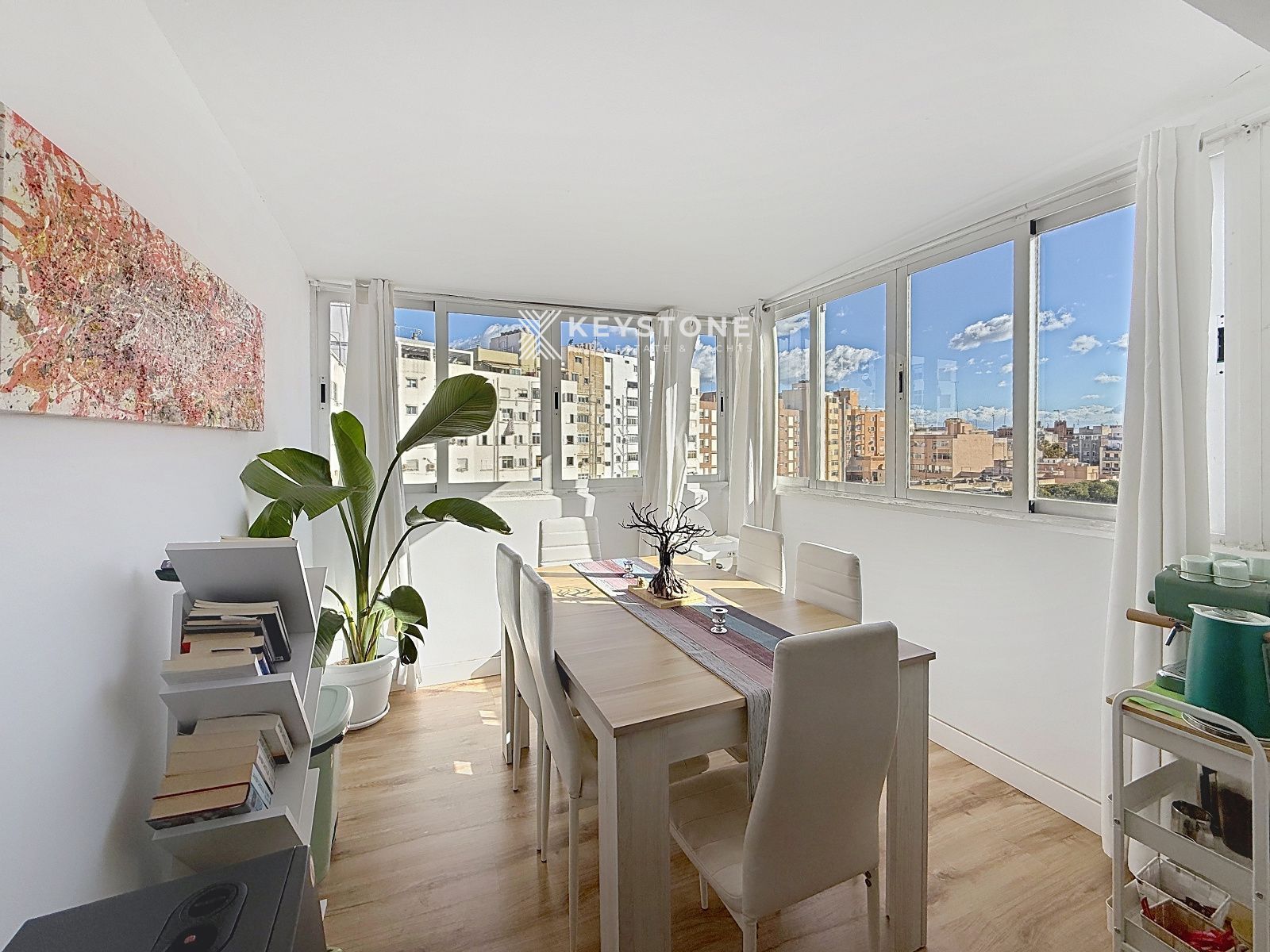 Dining room of Attic to rent in  Palma de Mallorca  with Air Conditioner, Terrace and Furnished