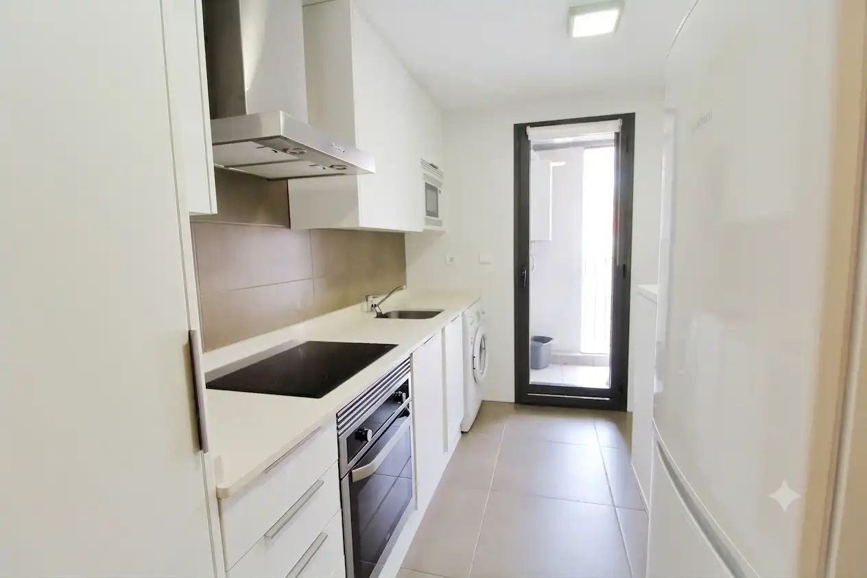 Kitchen of Flat for sale in Valencia  with Air Conditioner, Parquet flooring and Balcony
