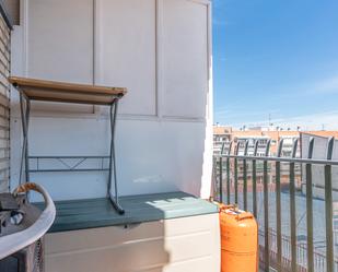 Balcony of Flat for sale in  Madrid Capital  with Heating, Terrace and Storage room