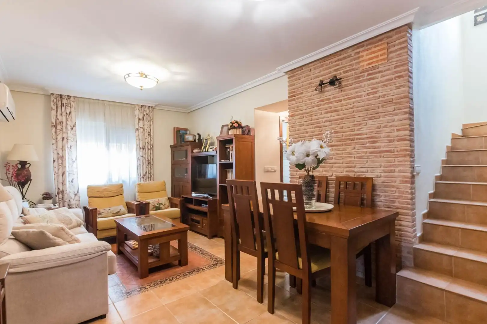 Living room of Houses for sale in Murcia  with Air Conditioner, Terrace and Storage room