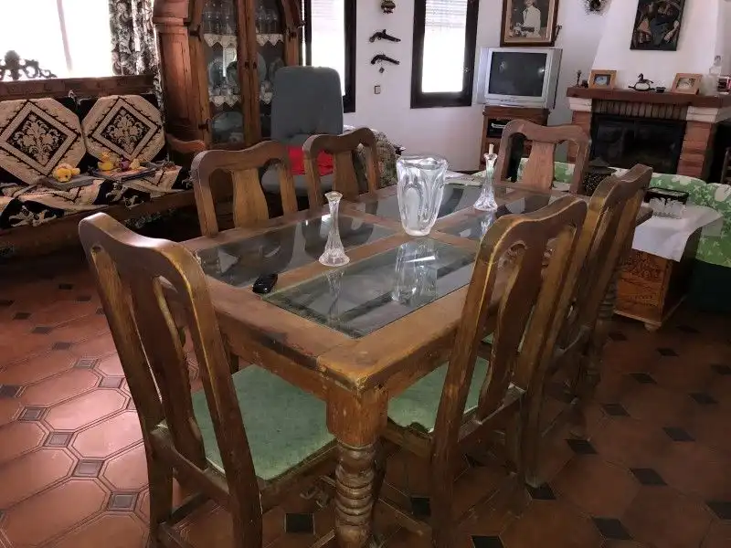 Comedor de Casa o chalet en venta en Palma de Gandia con Aire acondicionado, Jardín privado y Terraza