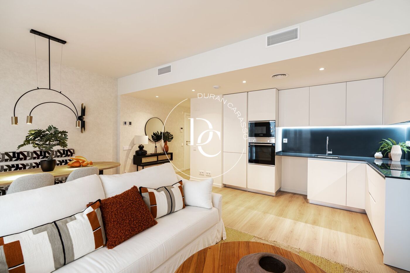 Living room of Attic for sale in Vilanova i la Geltrú  with Air Conditioner, Heating and Terrace