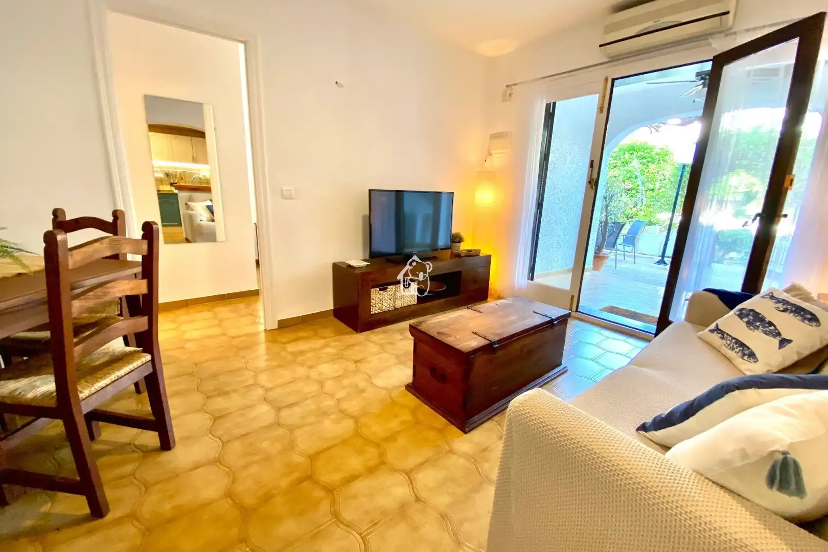 Living room of Flat for rent in Orihuela  with Air Conditioner, Terrace and Swimming Pool