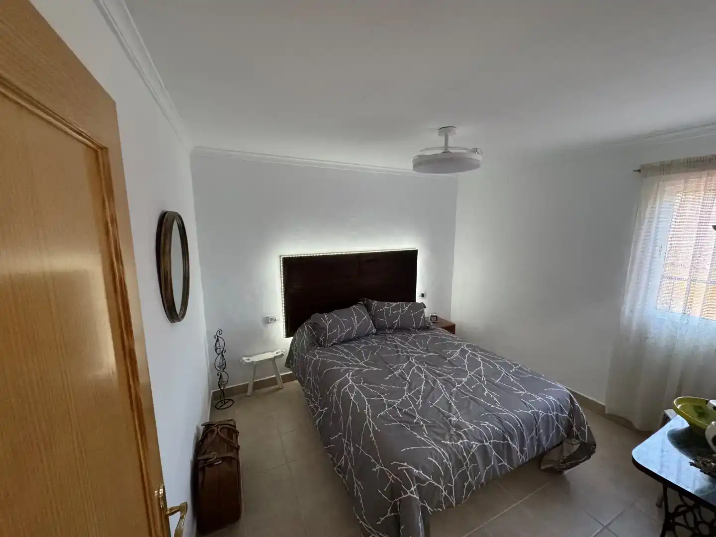 Bedroom of Flat for rent in Munera  with Air Conditioner, Swimming Pool and Balcony